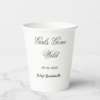 Girls Gone wild Bachelorette party name date bride