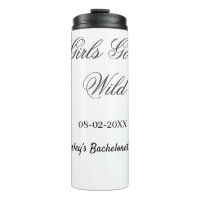Girls Gone wild Bachelorette party name date bride