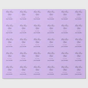 Girls Gone wild Bachelorette party name date bride Wrapping Paper
