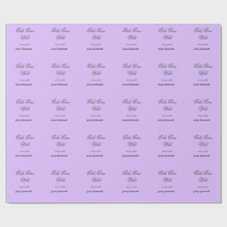 Girls Gone wild Bachelorette party name date bride Wrapping Paper