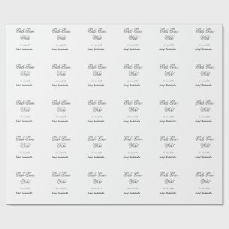 Girls Gone wild Bachelorette party name date bride Wrapping Paper