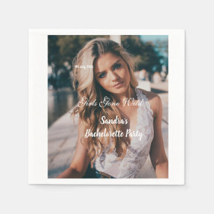 girls gone wild bachelorette party name photo whit napkin