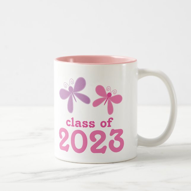 Girls Graduation Gift 2023 Two-Tone Coffee Mug (Right)