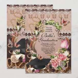 Girls Graduation Invitations