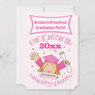 Girl's Graduation Party Invitation