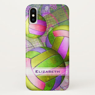 Girls' Grunge Volleyball iPhone X Case