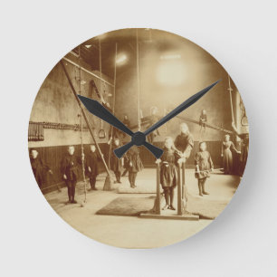 Girl's Gymnasium at the Deaf and Dumb Institution, Round Clock