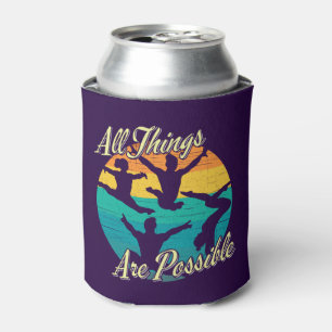 Girls Gymnastics - All Things are Possible Can Cooler