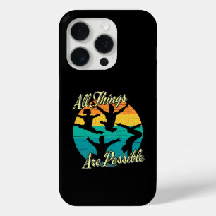 Girls Gymnastics - All Things are Possible iPhone 15 Pro Case