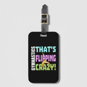 Girls Gymnastics - Flipping Crazy Luggage Tag
