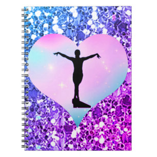 Girls Gymnastics Glam Notebook