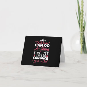 Girls Gymnastics - Your Body Can Do Anything Card