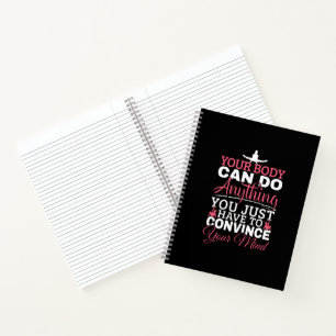 Girls Gymnastics - Your Body Can Do Anything Notebook