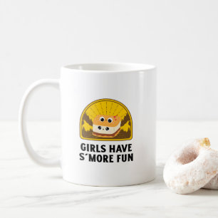 Girls have smore fun Retro vintage sunset Coffee Mug
