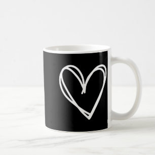 Girls Heart For Women Valentines Day Graphic  Coffee Mug