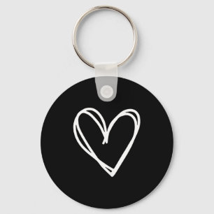 Girls Heart For Women Valentines Day Graphic  Key Ring