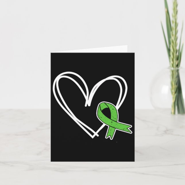 Girls Heart Mental Health Problems Awareness Toddl Card (Front)