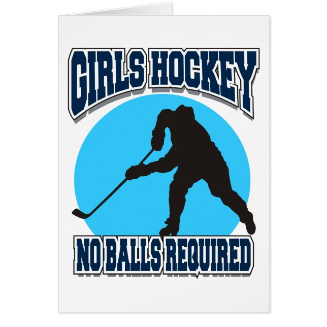 Girls Hockey - No Balls Required (Front)