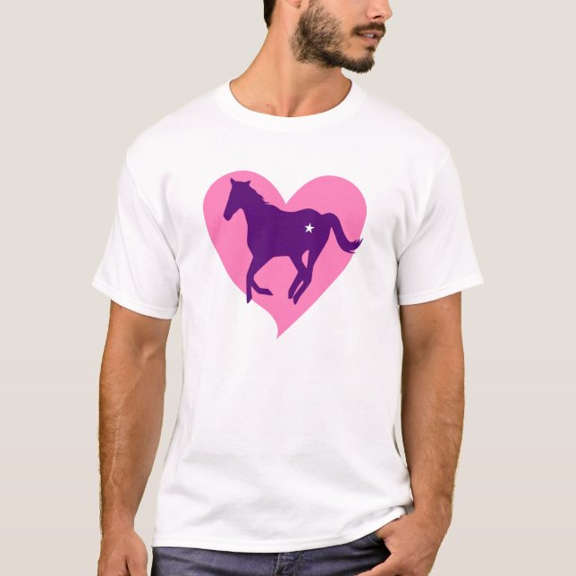 Girls'  Horse Love T-Shirt (Front)