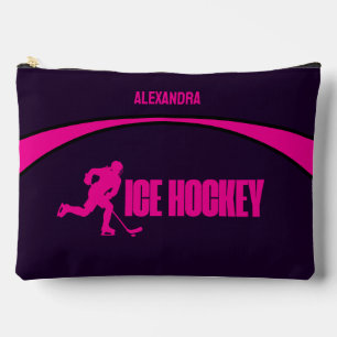 Girls Ice Hockey Birthday Party,Hockey Player Accessory Pouch