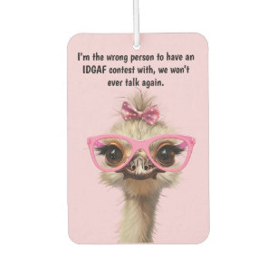 GIRL'S IDGAF  CAR AIR FRESHENER