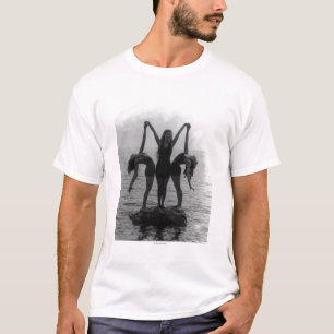 Girls in Posing on a Rock in the Water T-Shirt