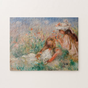 Girls in the Grass   Pierre-Auguste Renoir Jigsaw Puzzle
