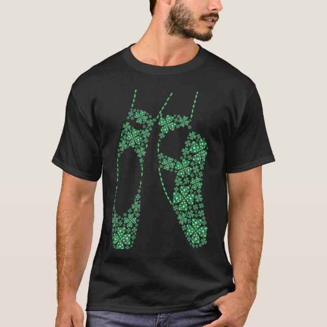 Girls Irish Dance Ballet Shoes St. Patrick's Day G T-Shirt (Front)