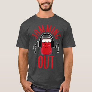 Girls Jamming Out Musical Lover Kawaii Strawberry T-Shirt