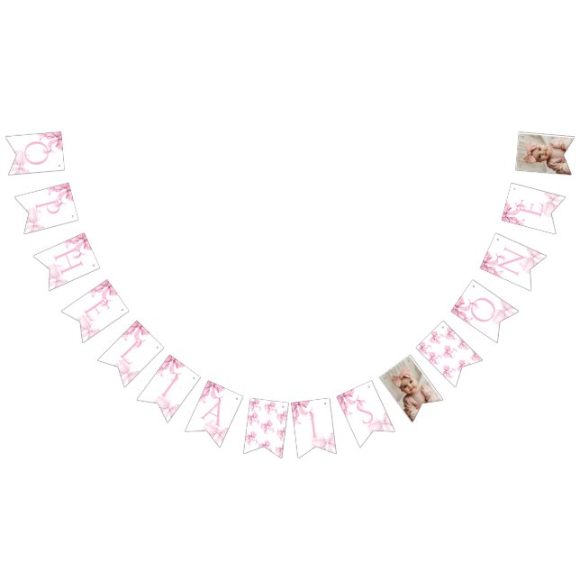 Girls just wanna be one birthday  bunting  (All)