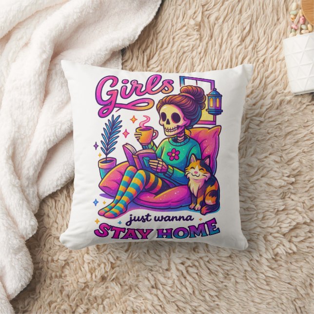 Girls Just Wanna...  Cushion (Blanket)