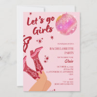 Girls Just Wanna Have Fun Pink Bachelorette Party