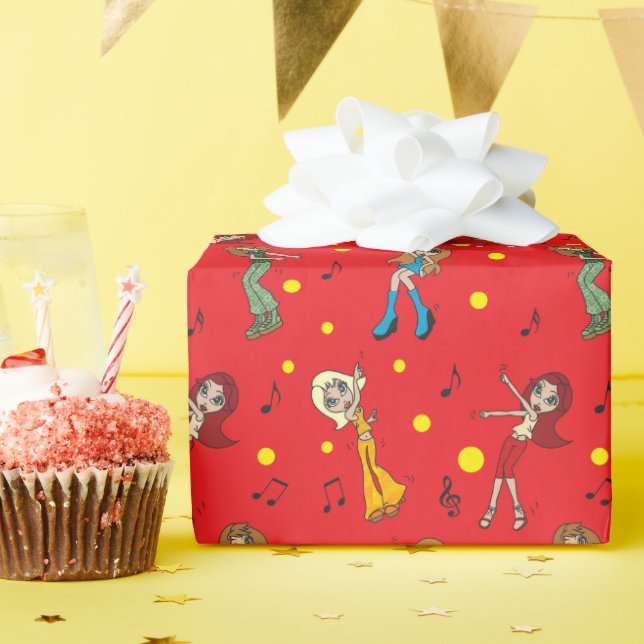Girls Just Want to Dance Wrapping Paper (Birthday Party)