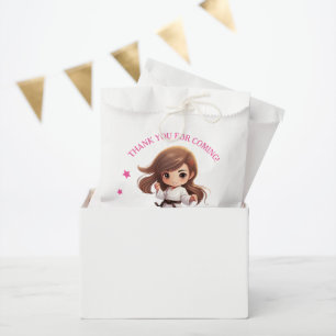 Girl's Karate Martial Arts Birthday Party Favour Bag