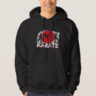 Girls Karate - Patriotic Japan Japanese Theme Hoodie