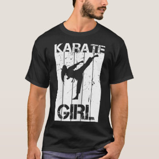 Girls Karate Uniforms Martial Arts  T-Shirt
