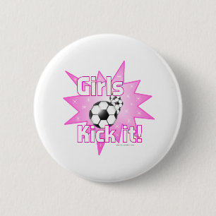 Girls Kick it 6 Cm Round Badge
