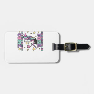 Girls Kindergarten Graduation Magical Unicorn T-Sh Luggage Tag