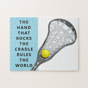 Girls Lacrosse Gift Jigsaw Puzzle