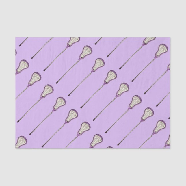 Girls Lacrosse Gift Tissue Paper (Front)
