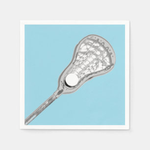 Girls Lacrosse Party Event Napkin