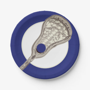 Girls Lacrosse Party Paper Plate