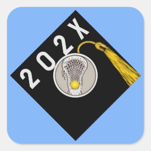 Girls Lacrosse Senior Night Square Sticker