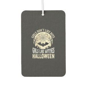 Girls Like Witches Halloween Bat Design_1 Car Air Freshener