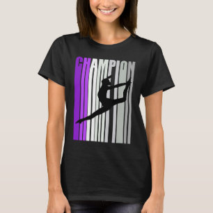 Girls Lilac Dances Girls Birthday Retro Vintage Di T-Shirt
