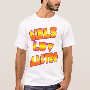 Girls love Electro- 80s dance Club girls shirt