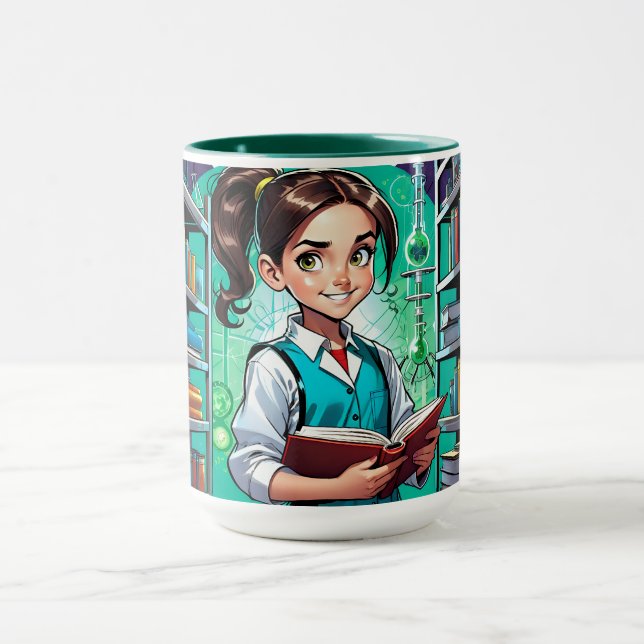 Girls Love Science! Mug (Center)