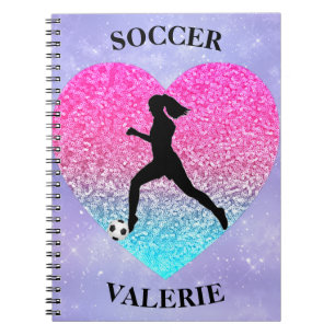 Girls Love Soccer   Notebook