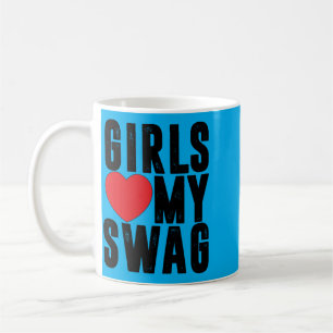 Girls Love Swag - Girls Heart Swag Performance Coffee Mug