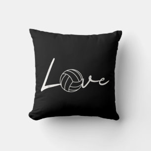 Girls Love Volleyball Player Gift Graphic Cushion